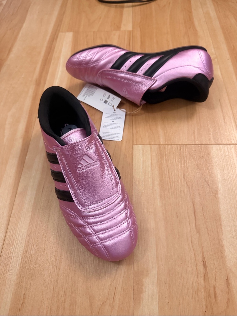 adidas Taekwondo in Bliss Lilac and Black colorway